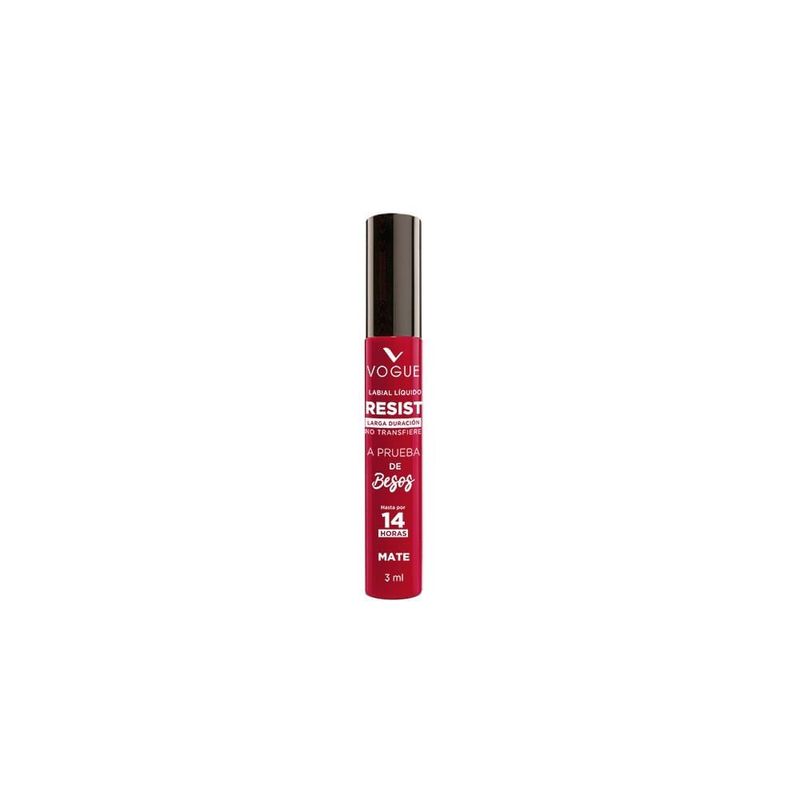 VOGUE - Labial Liquido Mate Vogue Resist Decidida X 3Ml