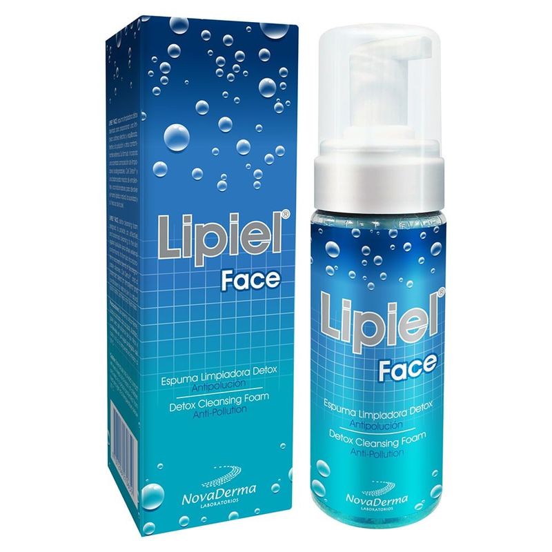 NOVADERMA - Espuma Limpiadora Lipiel Face Antipolucion 160Ml