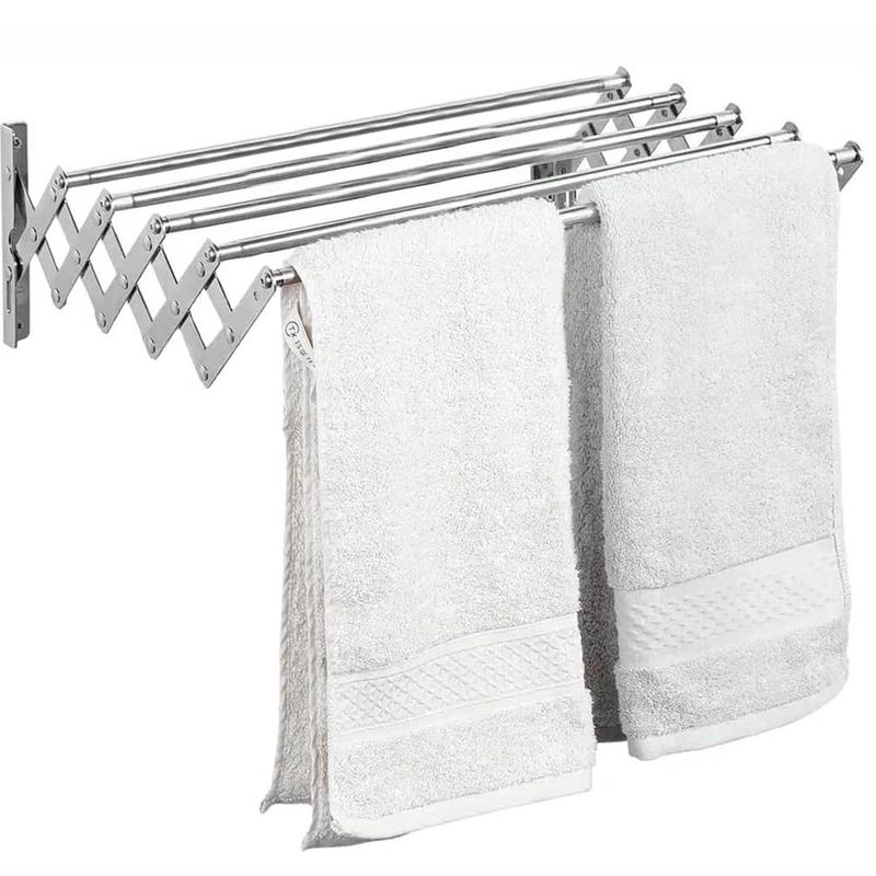 ONE PIXEL - Tendedero De Ropa Plegable Metalico 5 Cuerdas ONE PIXEL