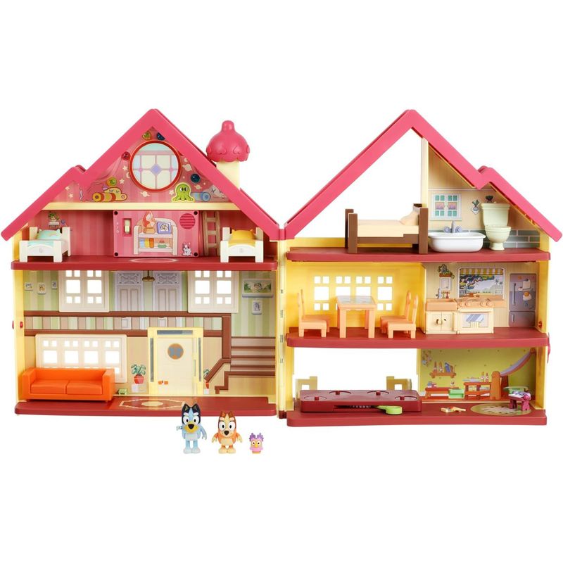 MOOSE TOYS - Casa Bluey Ultimate Playhouse Con Luces y Sonidos Figuras