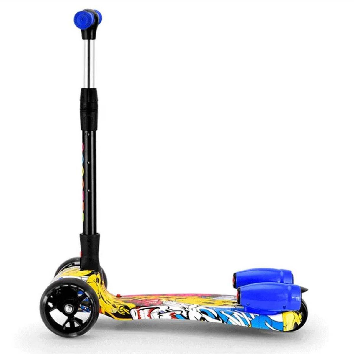 ONE PIXEL - Patineta Scooter Con Humo Para Niños Bluetooth Graffity