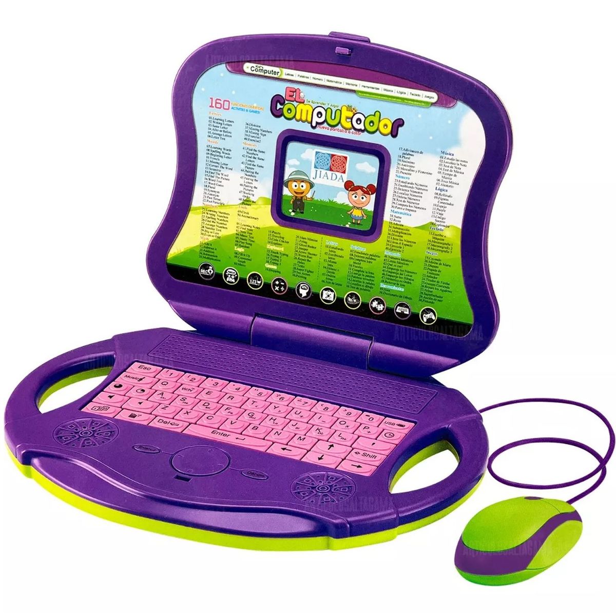 ONE PIXEL - Laptop Didáctica Computadora Para Niños 160F ONE PIXEL