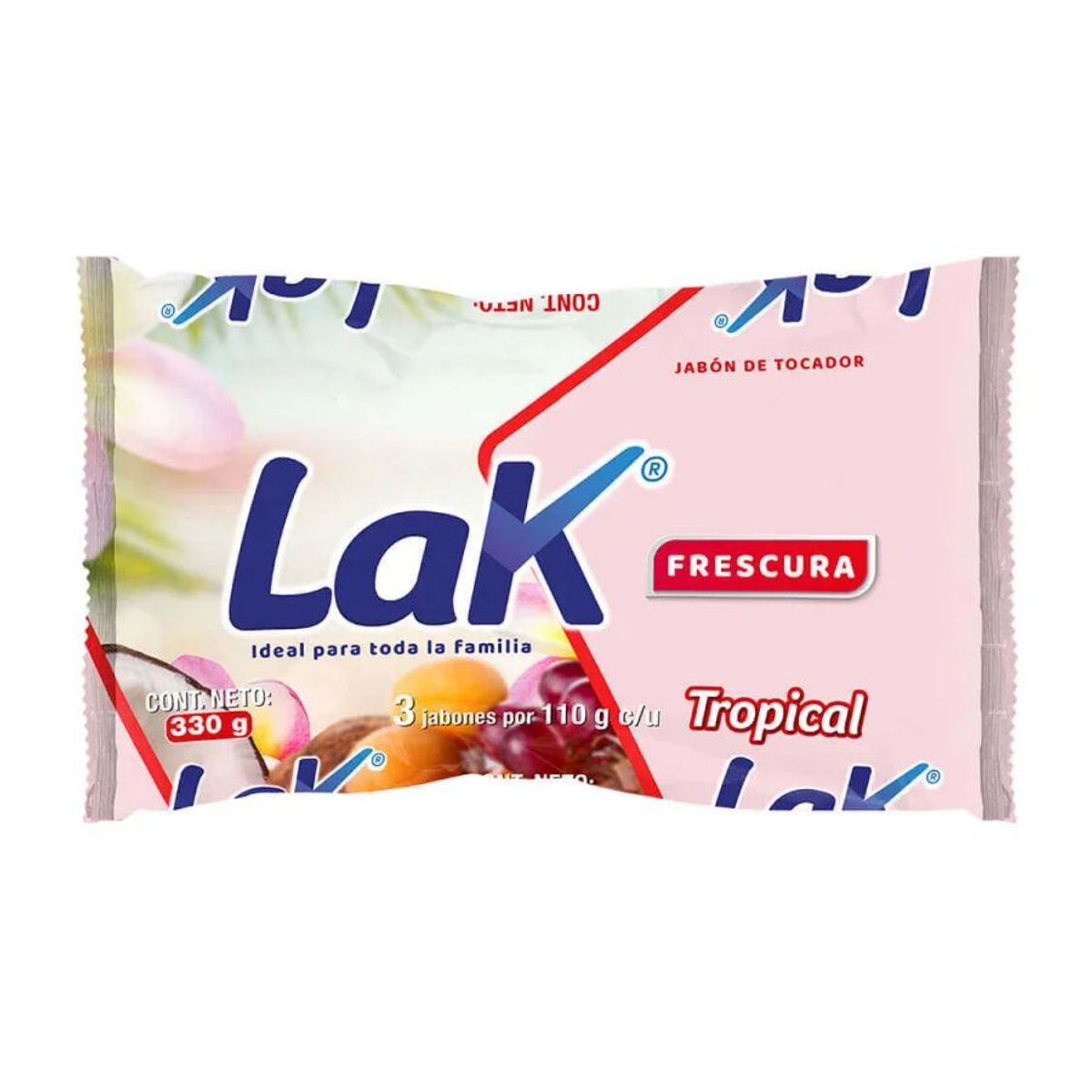 AZUL K - Jabon Lak Tropical x 3 Und x 110g C/U