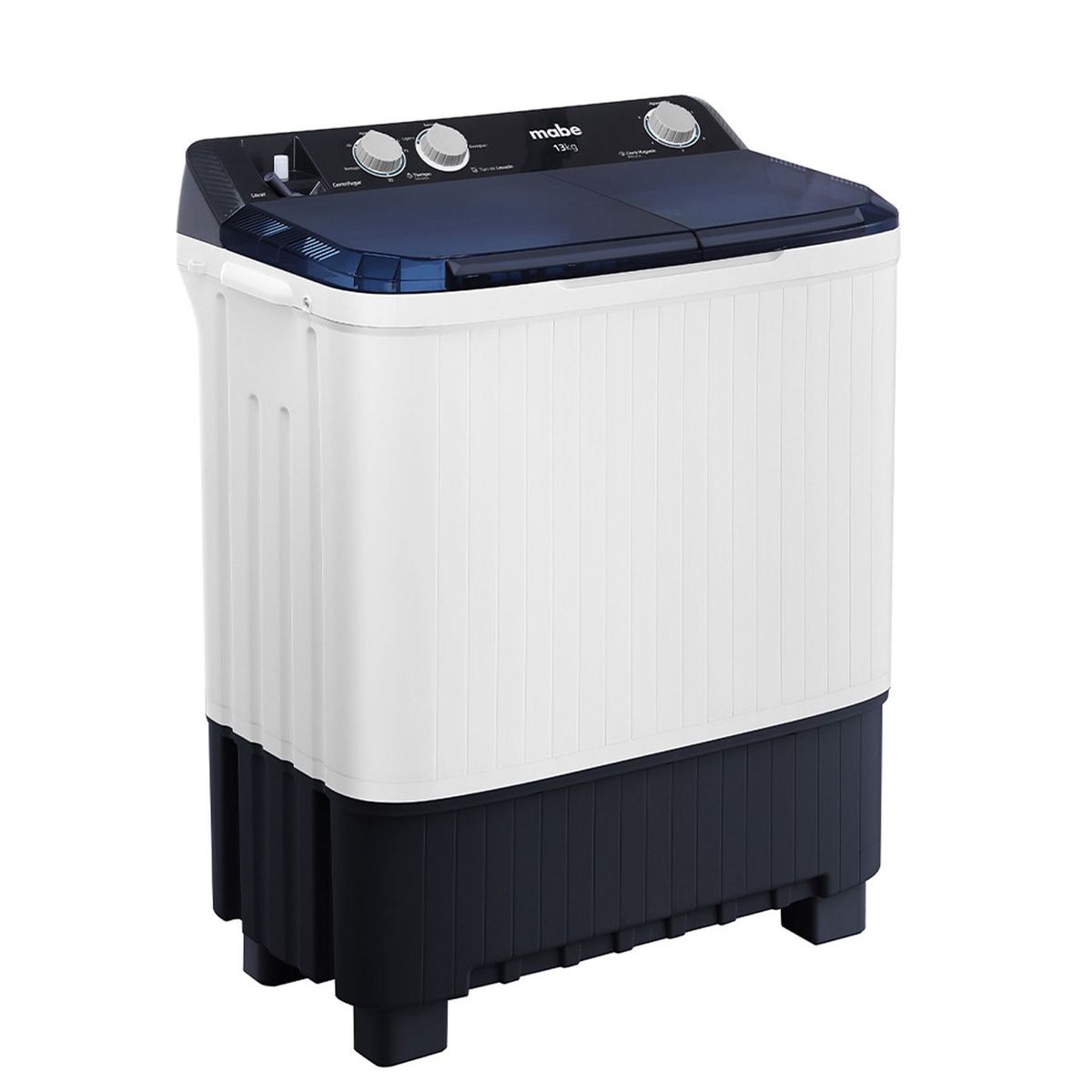 MABE - Lavadora Mabe 2 Tina Semiautomatica 13Kg LMD3123HBAB0 Blanca