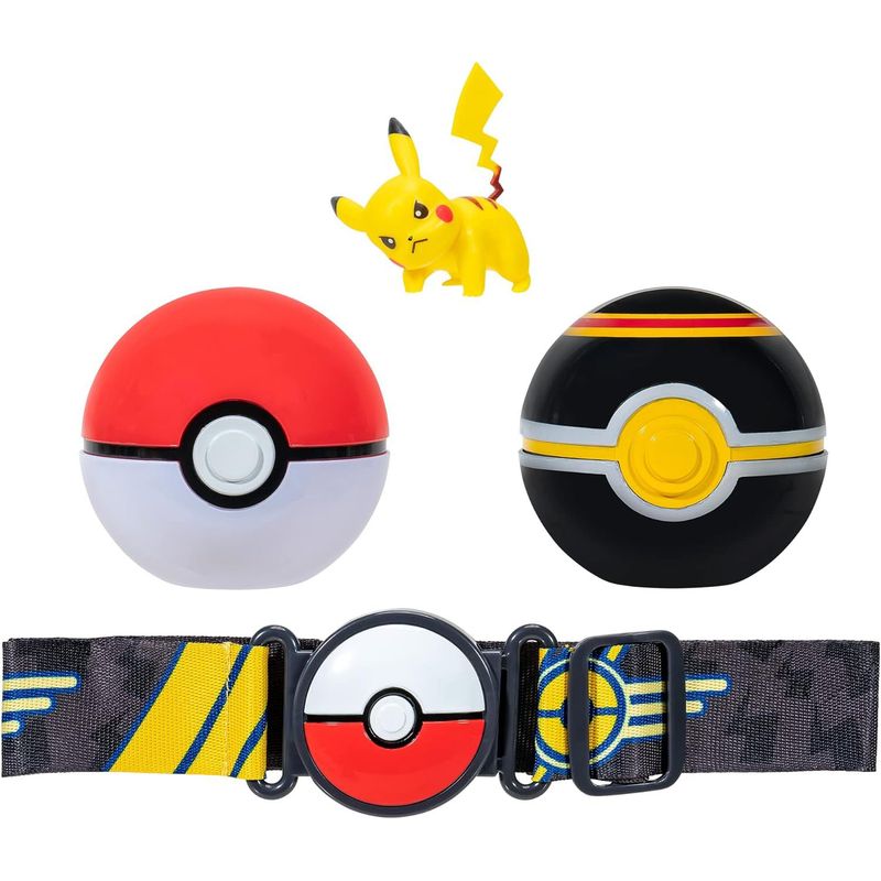 JAZWARES - Pókemon Poké Bola Set De Cinturón-P