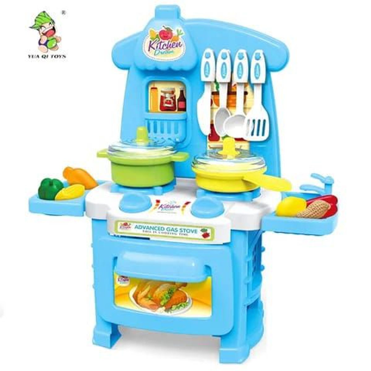 GENERICO - Juguete Set De Cocina Infantil AZUL
