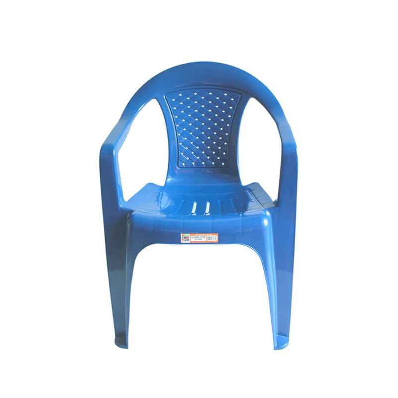 RIMO - Silla Bambú con Brazos Rimo Azul Intenso