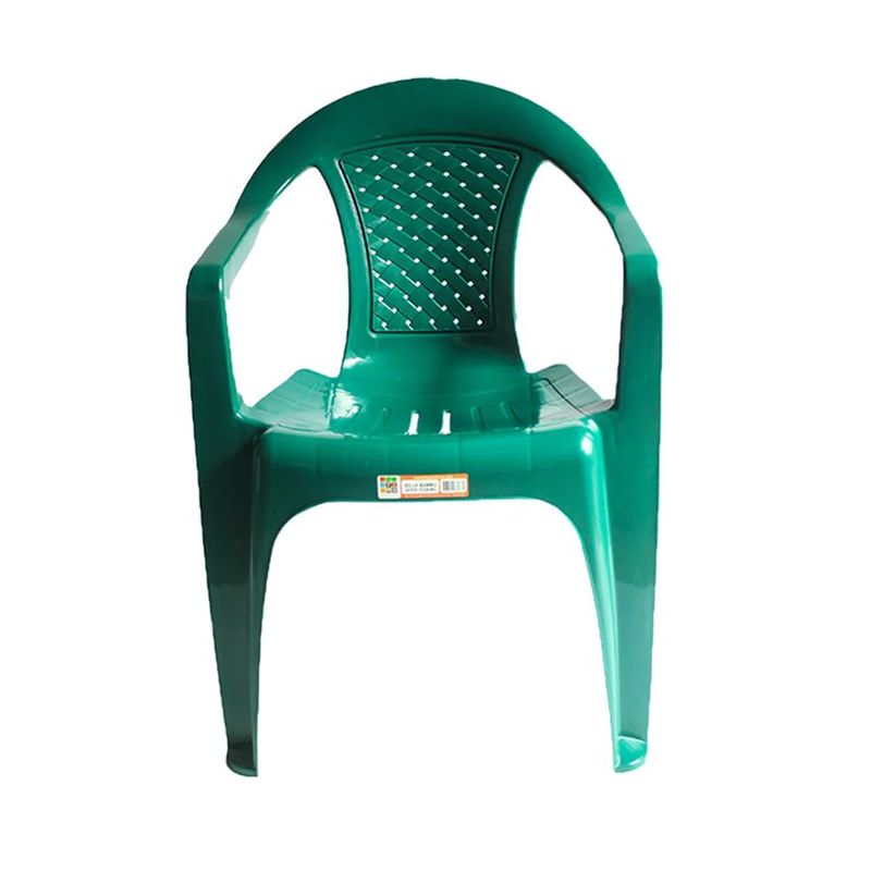 RIMO - Silla Bambú con Brazos Rimo Verde