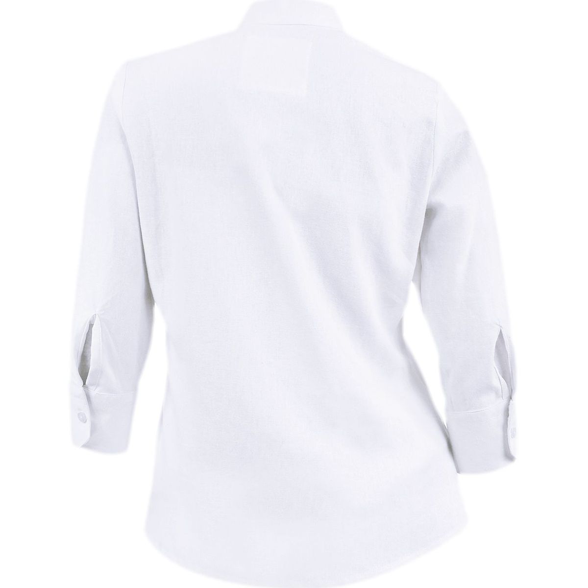 SON DOS - Camisa blusa lino blanca ocasión casual manga tres cuartos para mujer