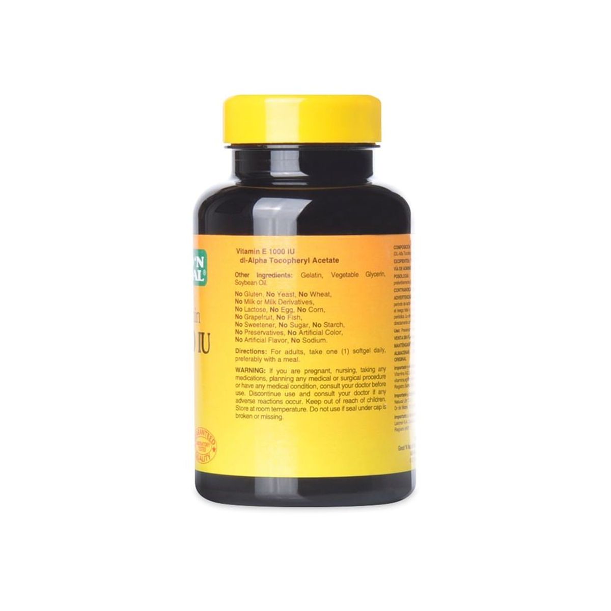 GOOD NATURAL - Vitamina E 1000Iu Good Natural X 100 Capsulas