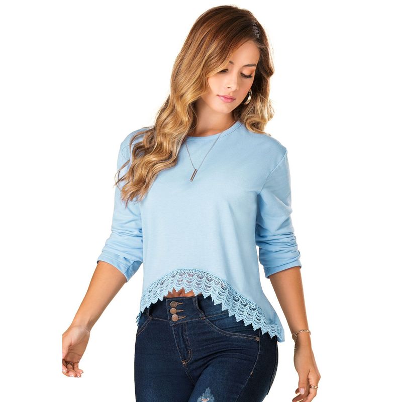 MARKETING PERSONAL - Buzo Mujer Azul Mp 88853