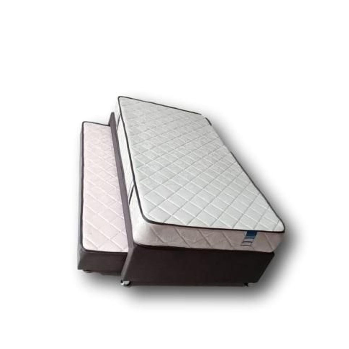 PRODESCANSO - COMBO BASE CAMA NIDO + COLCHÓN NATURE EVO  - 120 X 190 - GRIS