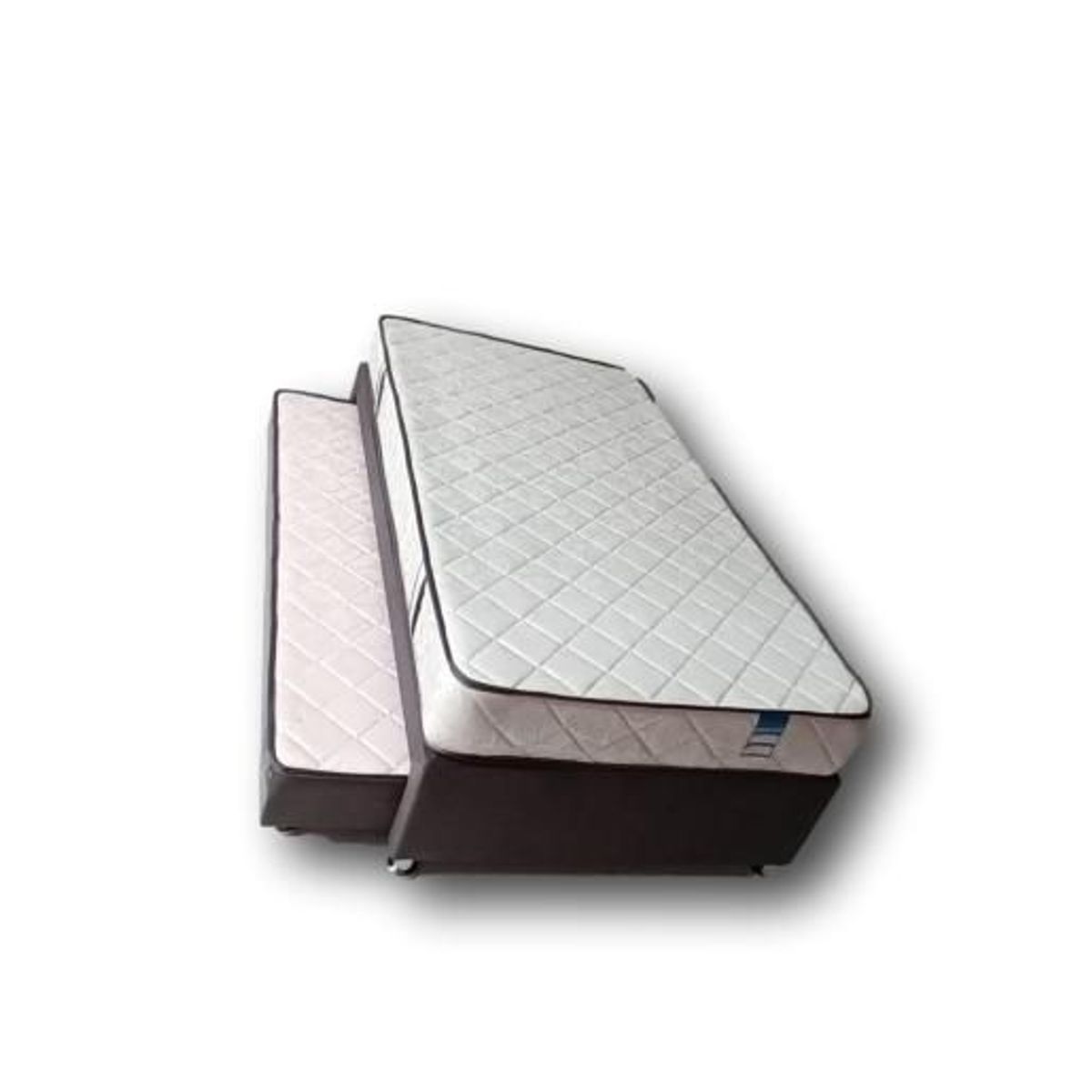 PRODESCANSO - COMBO BASE CAMA NIDO + COLCHÓN NATURE EVO  - 120 X 190 - GRIS