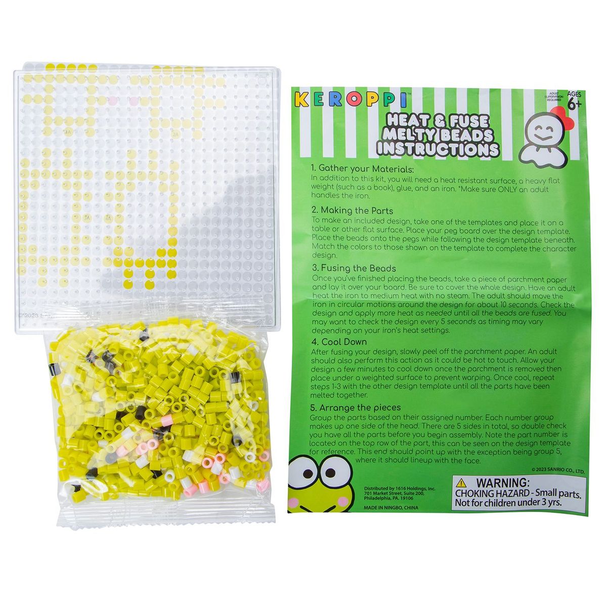 GENERICO - Hama Beads Edición Limitada En 3d Rana  Plantilla  Tabla