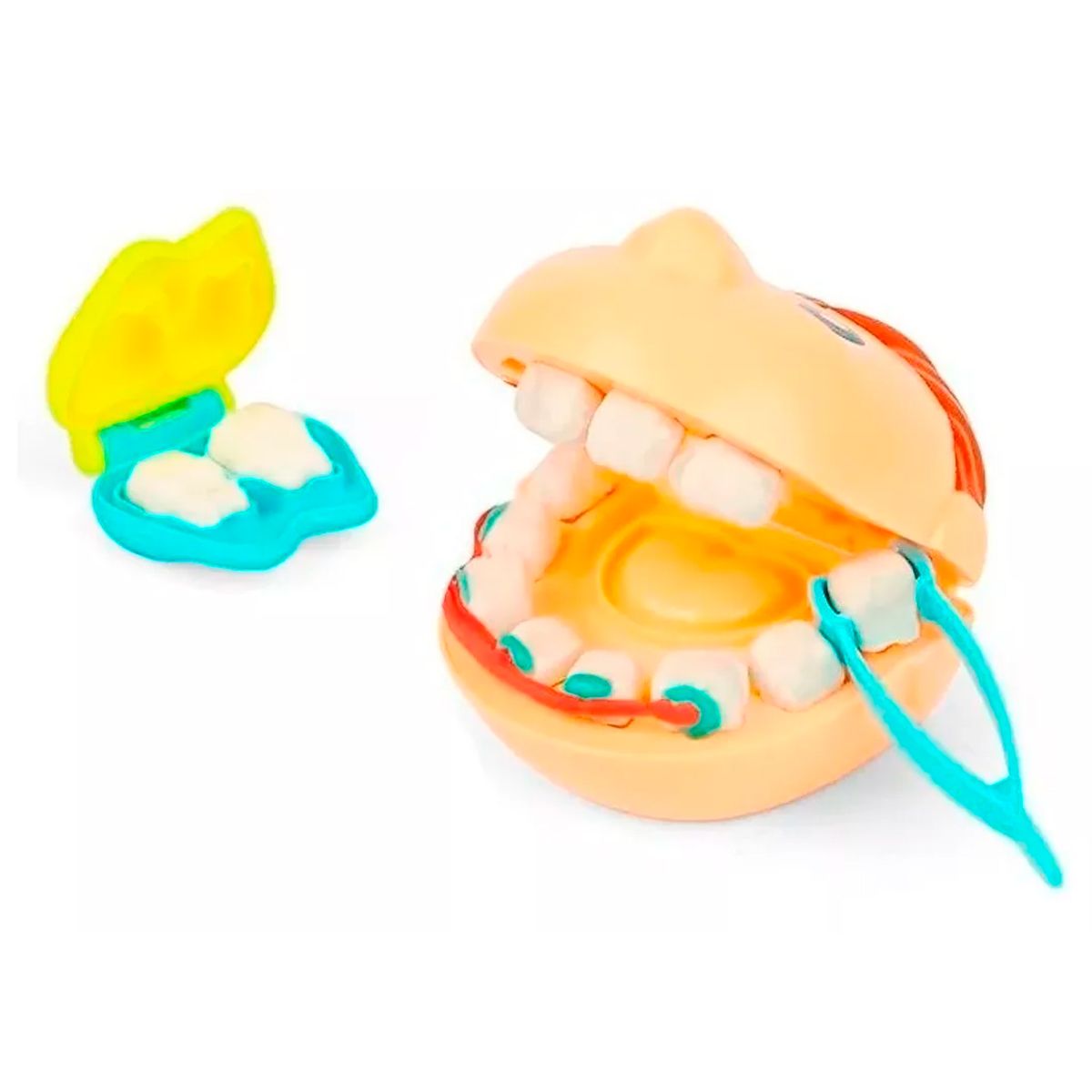 GENERICO - Juego Doctor Muelitas 5 Plastilinas Dentista Niños Juguete