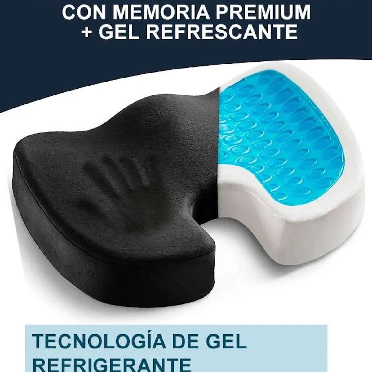 TELEVENTAS COM - Cojín Ortopédico Viscoelástico En Gel Fresh