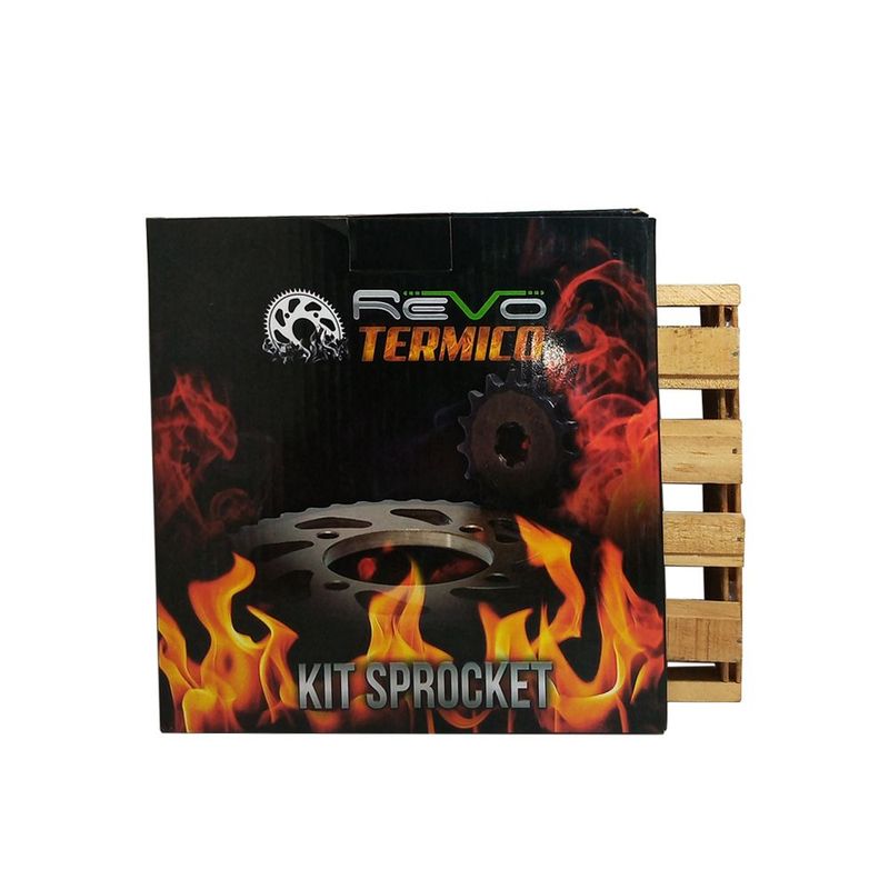 REVO - Kit Sprocket Piñones Pulsar 180 Ug- Gt Bsiv- 200 sin cadena