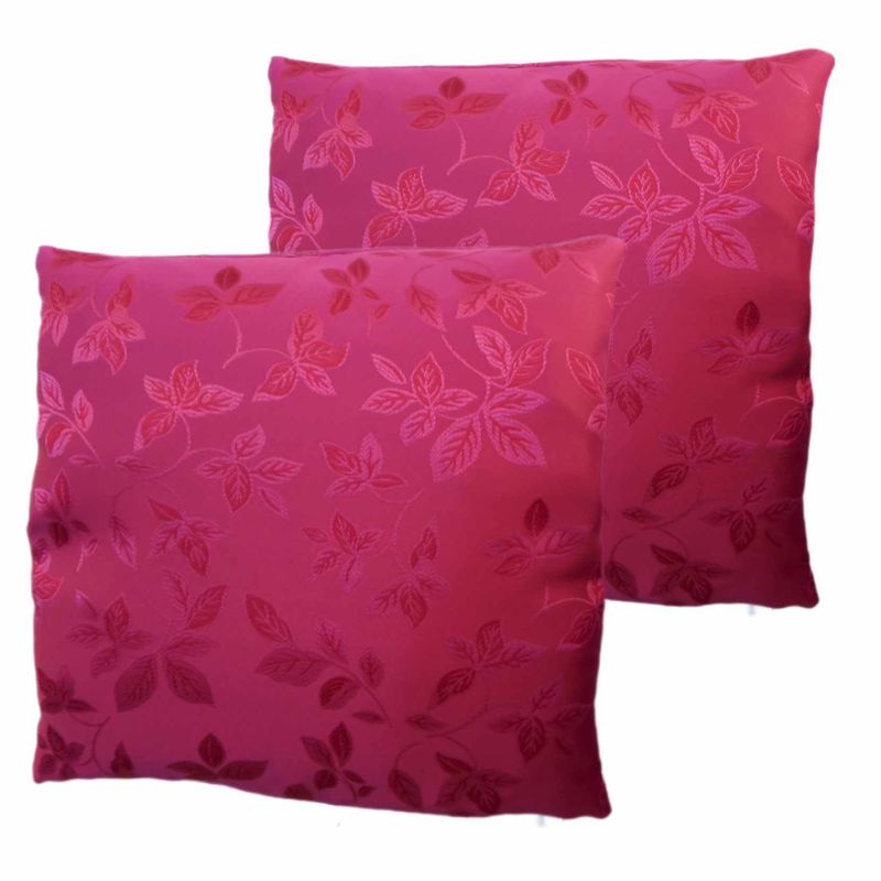 GENERICO - Forro cojín decorativo Sofá Cama Forro Almohada jacquard  fucsia