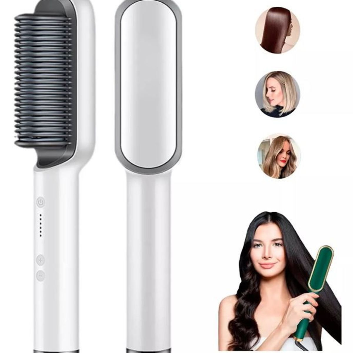 SHENGSHOU - Cepillo Alisador Control De Temperatura Profesional