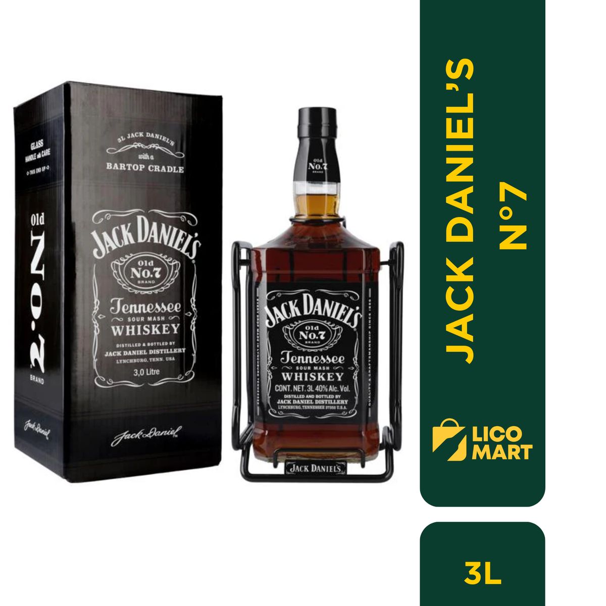 JACK DANIELS - JACK DANIEL´S No. 7  3 LITROS