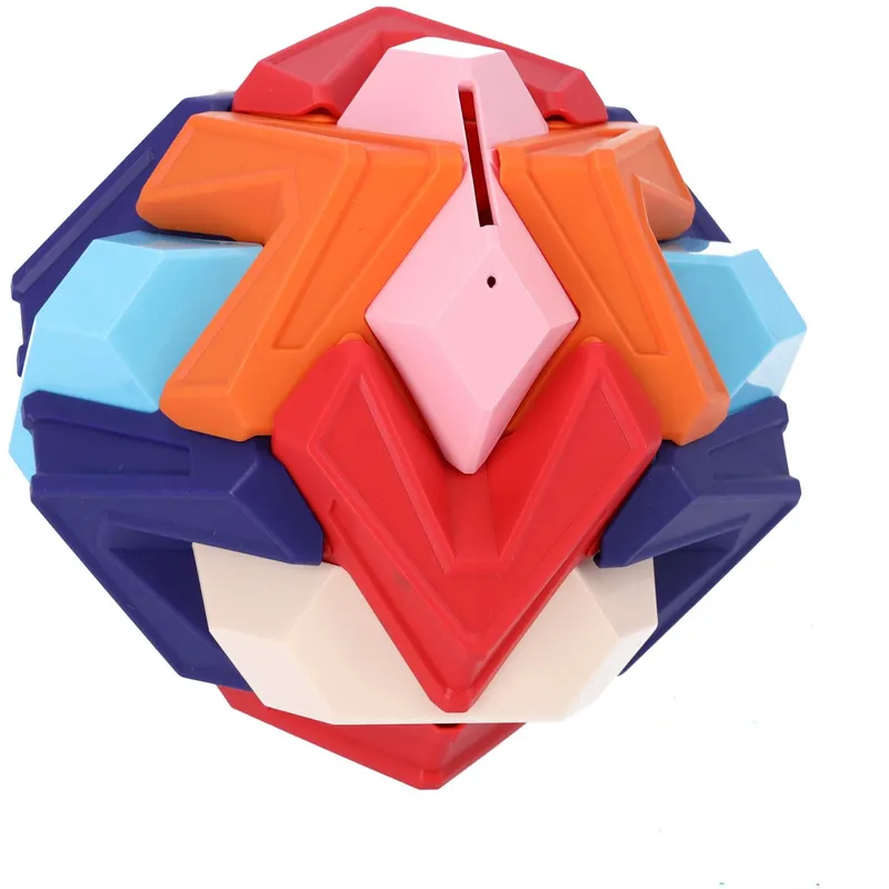 GENERICO - Rompecabezas Esfera 3d Puzzle Ensamblar Alcancia Rombo Rubik