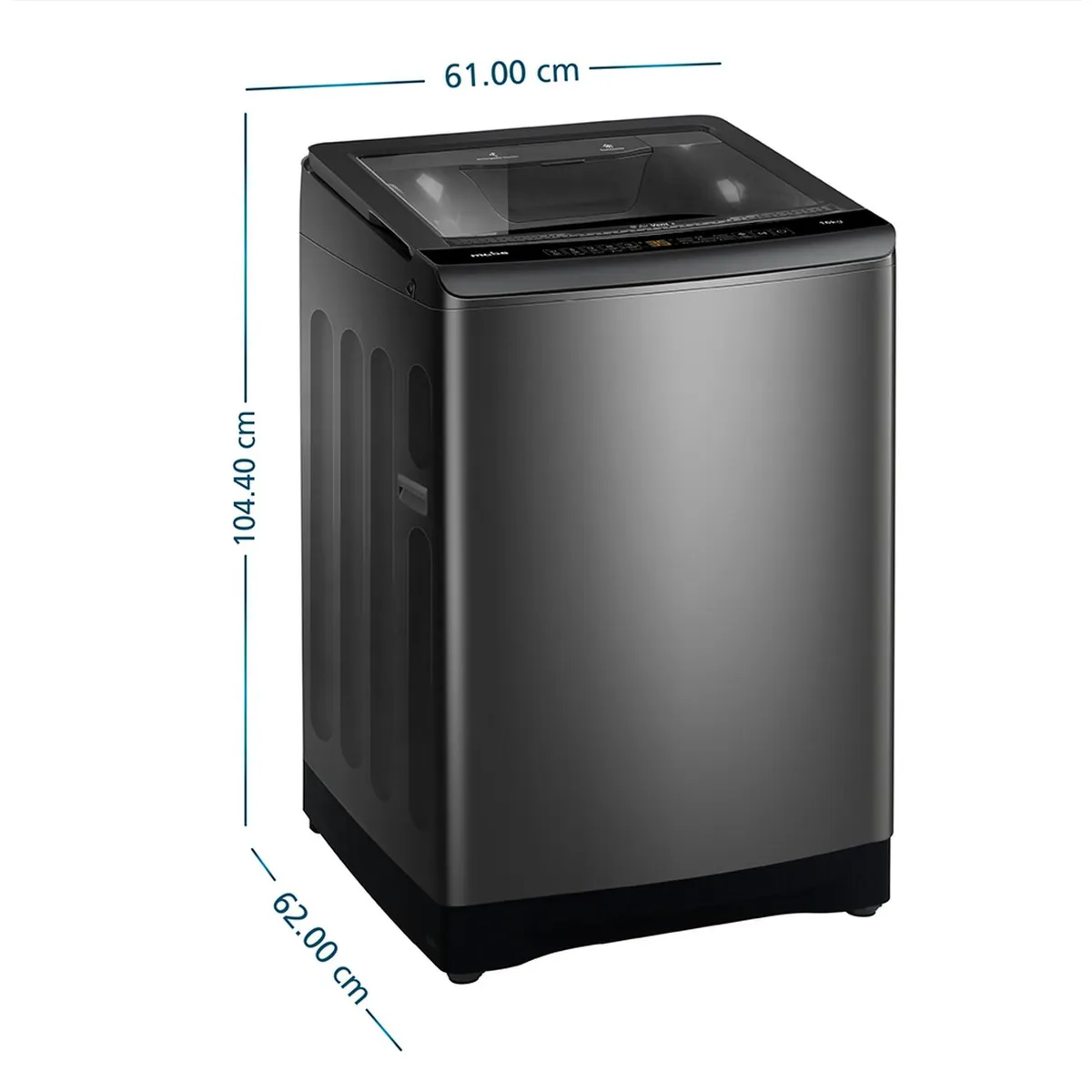 MABE - Lavadora Automática 16 Kg Diamond Gray Mabe LMA6120WDGAB0