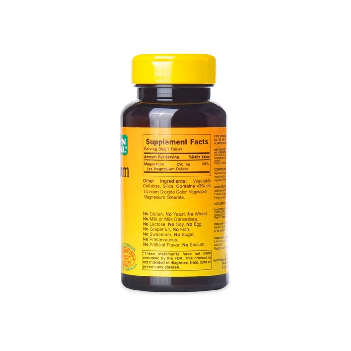 GOOD NATURAL - Magnesium 250Mg Good Natural X 100 Tabletas