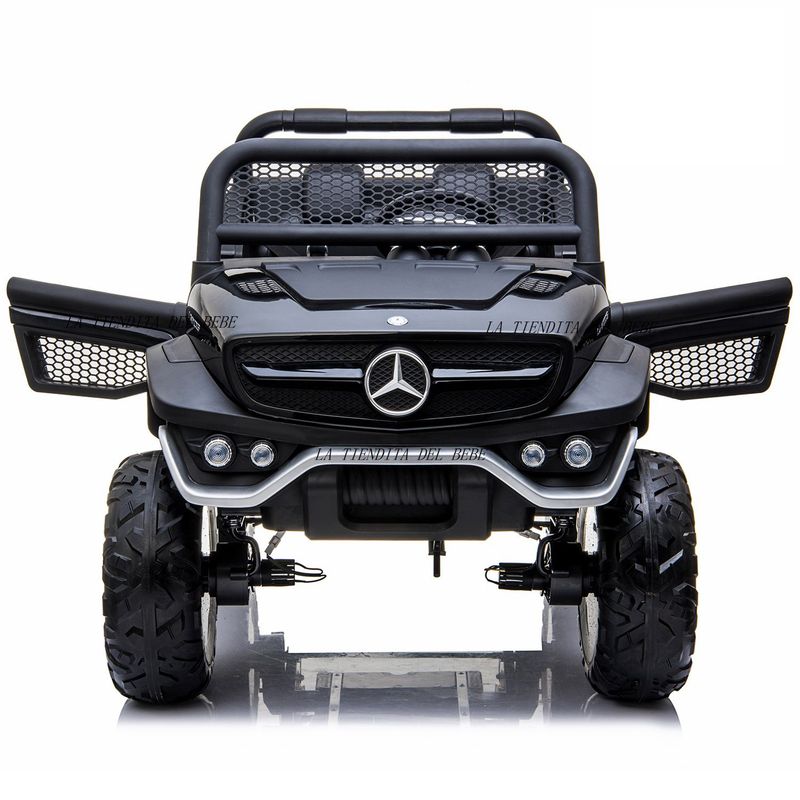 MERCEDES BENZ - Carro Infantil Batería Eléctrico Campero Mercedes benz Negro