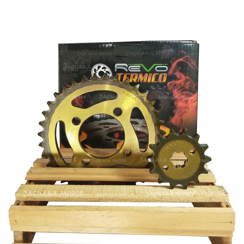 REVO - Kit Sprocket Piñones Ax4 /best 125 / Vivax 115 sin cadena