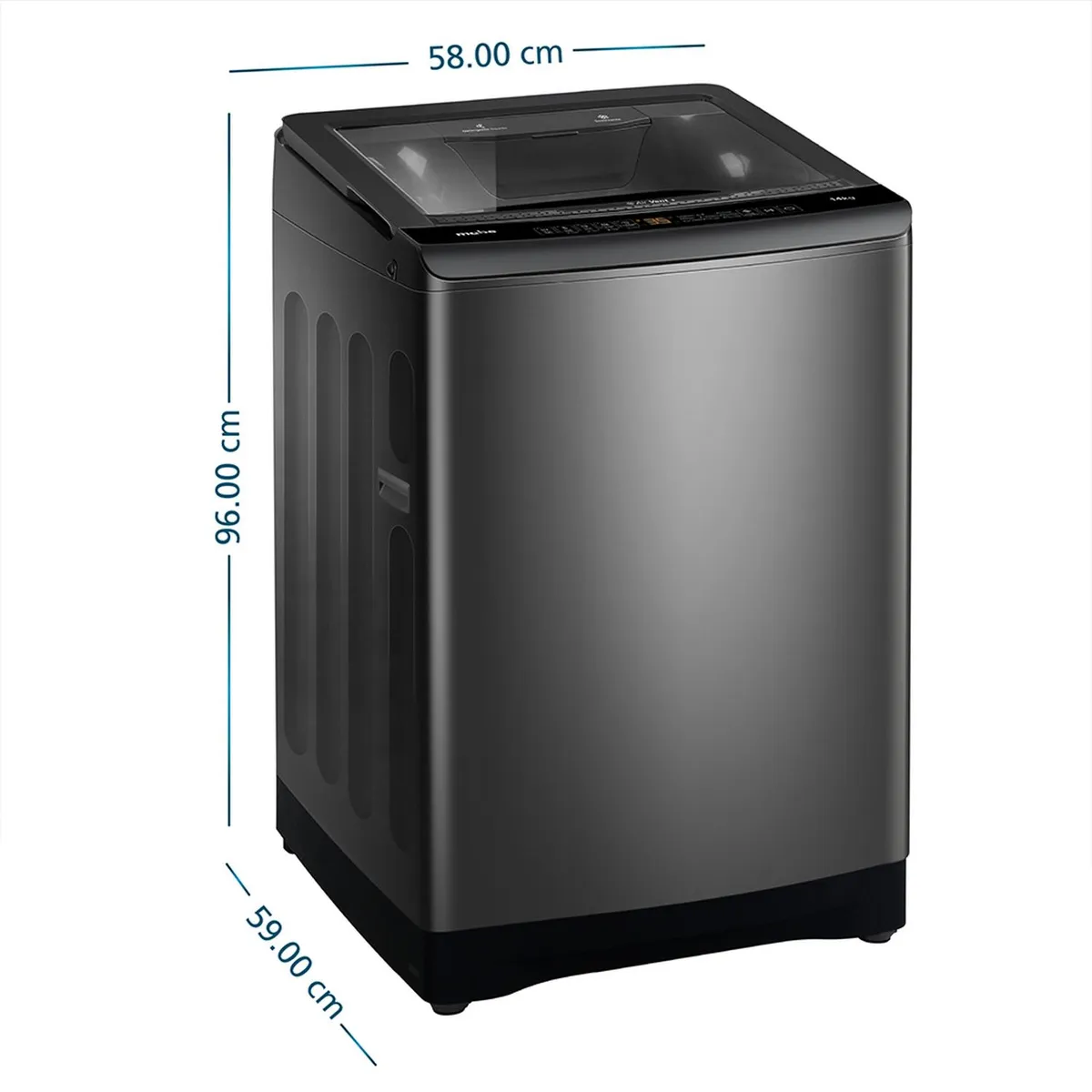 MABE - Lavadora Automática 14 Kg Diamond Gray Mabe LMA4120WDGAB0