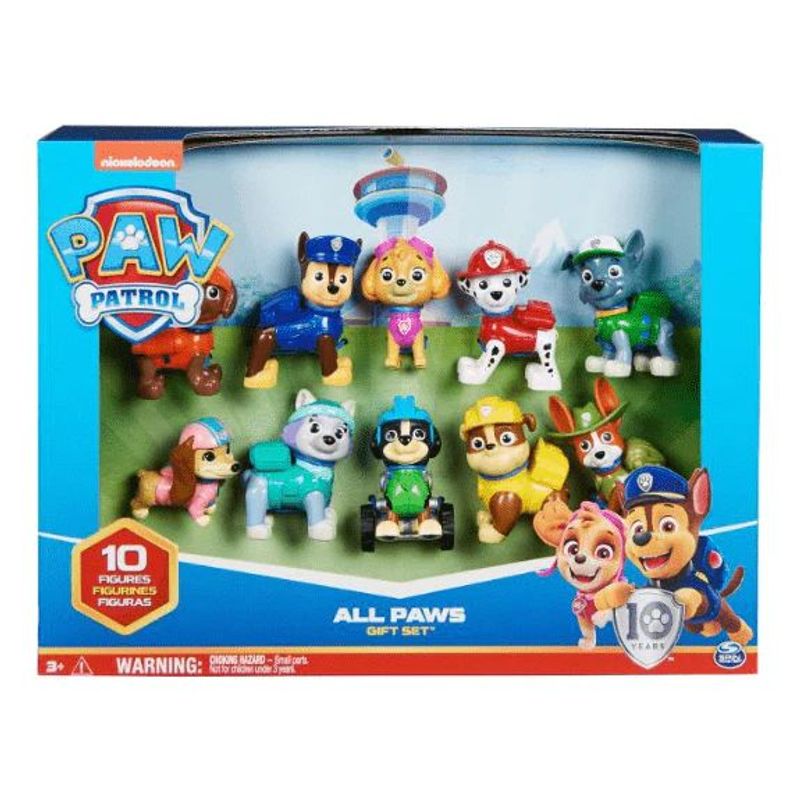 PAW PATROL - Set Paw Patrol Personajes Patrulla Canina La Película
