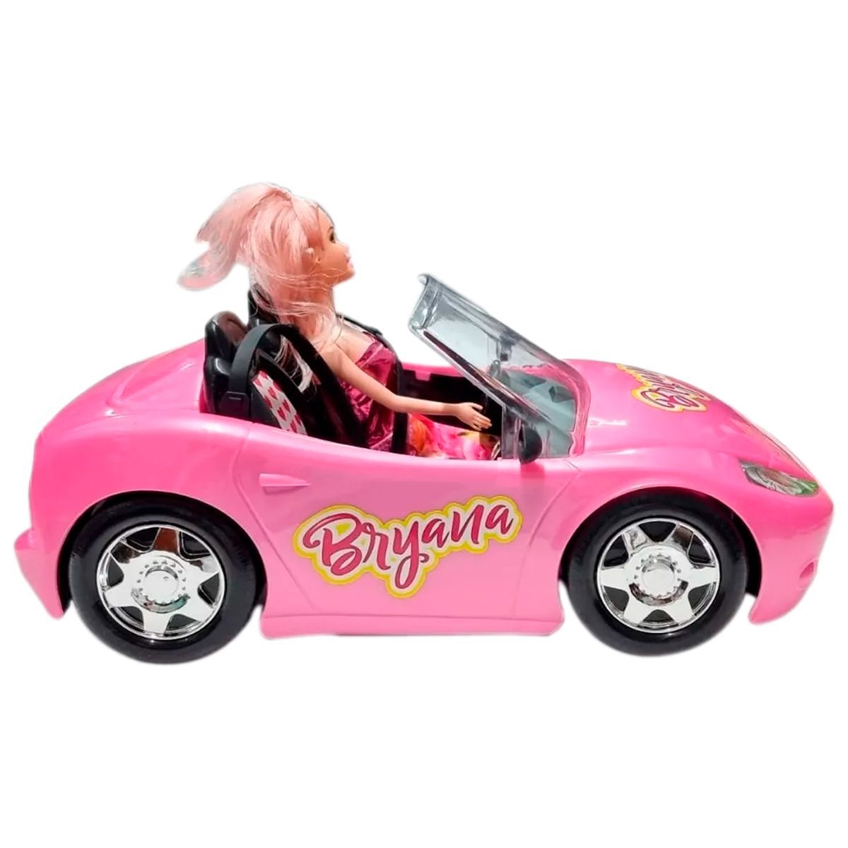 GENERICO - Carro Deportivo Muñecas Rc Control Remoto Recargable 34cm