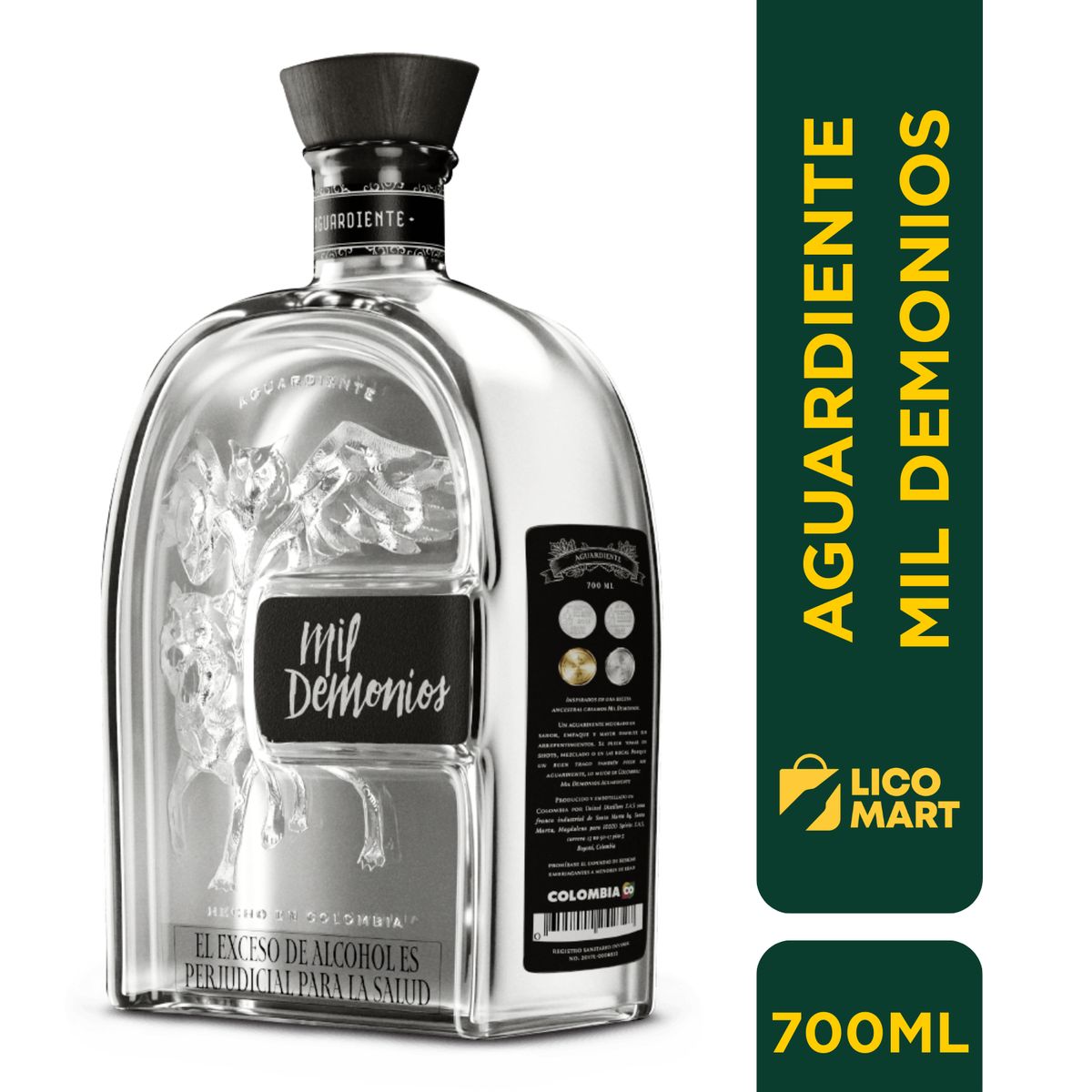 GENERICO - AGUARDIENTE MIL DEMONIOS 700 ML
