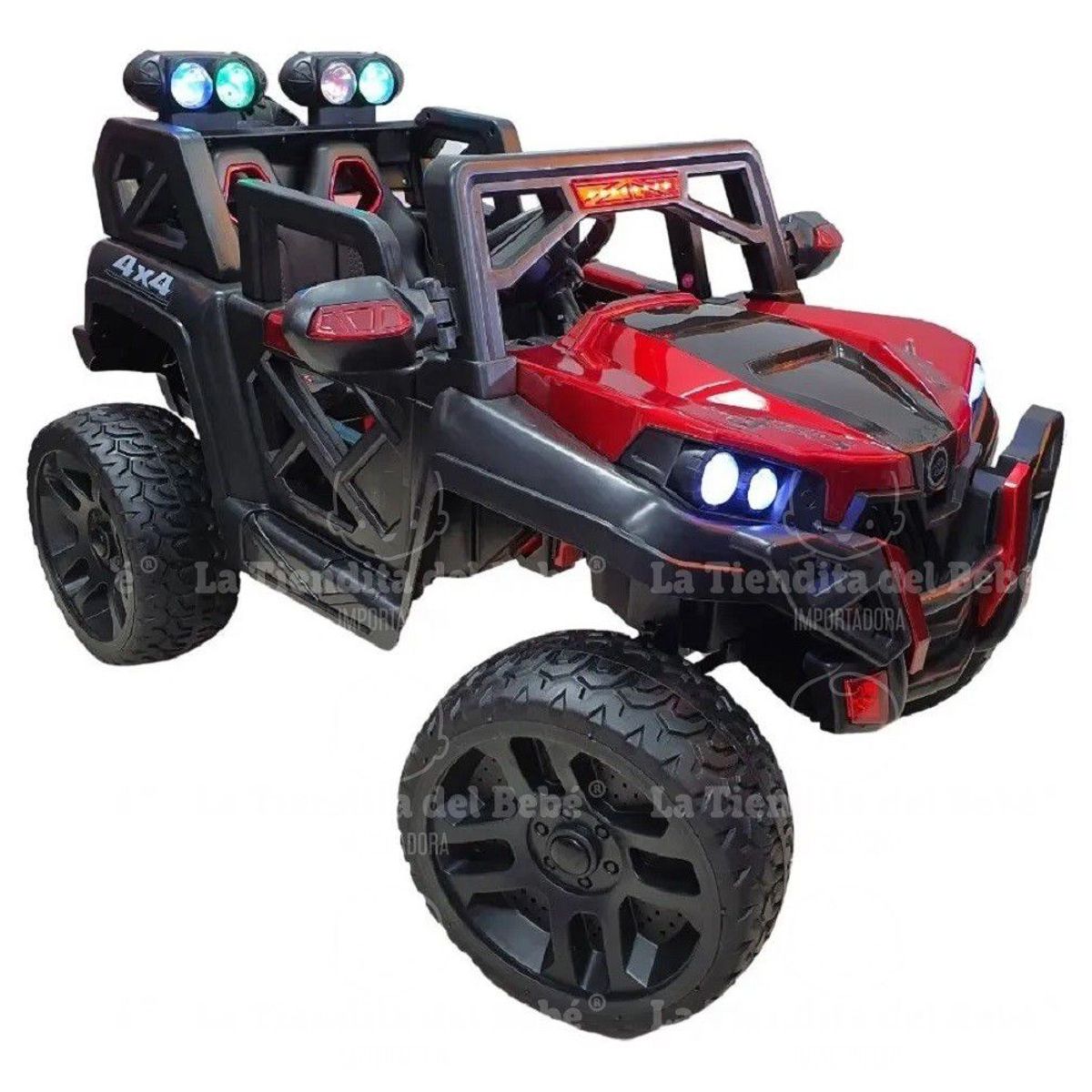 GENERICO - Carro Infantil Batería Eléctrico Campero Montable 4 x 4 Dakar