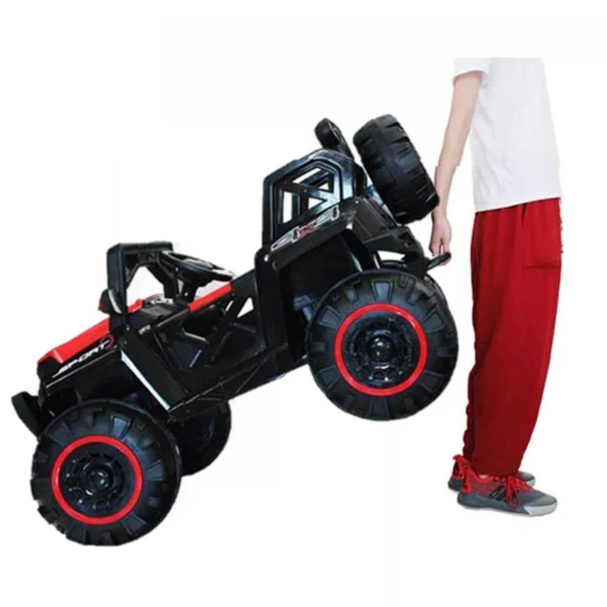 GENERICO - Carro Infantil Batería Eléctrico Campero Montable 4 x 4 Dakar