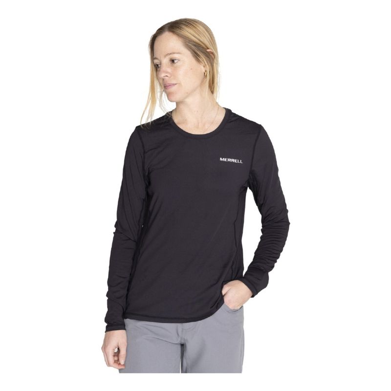 MERRELL - Camiseta manga larga LONG SLEEVE FIRST LA Negro HOMBRE MFL001-AN4 MERRELL