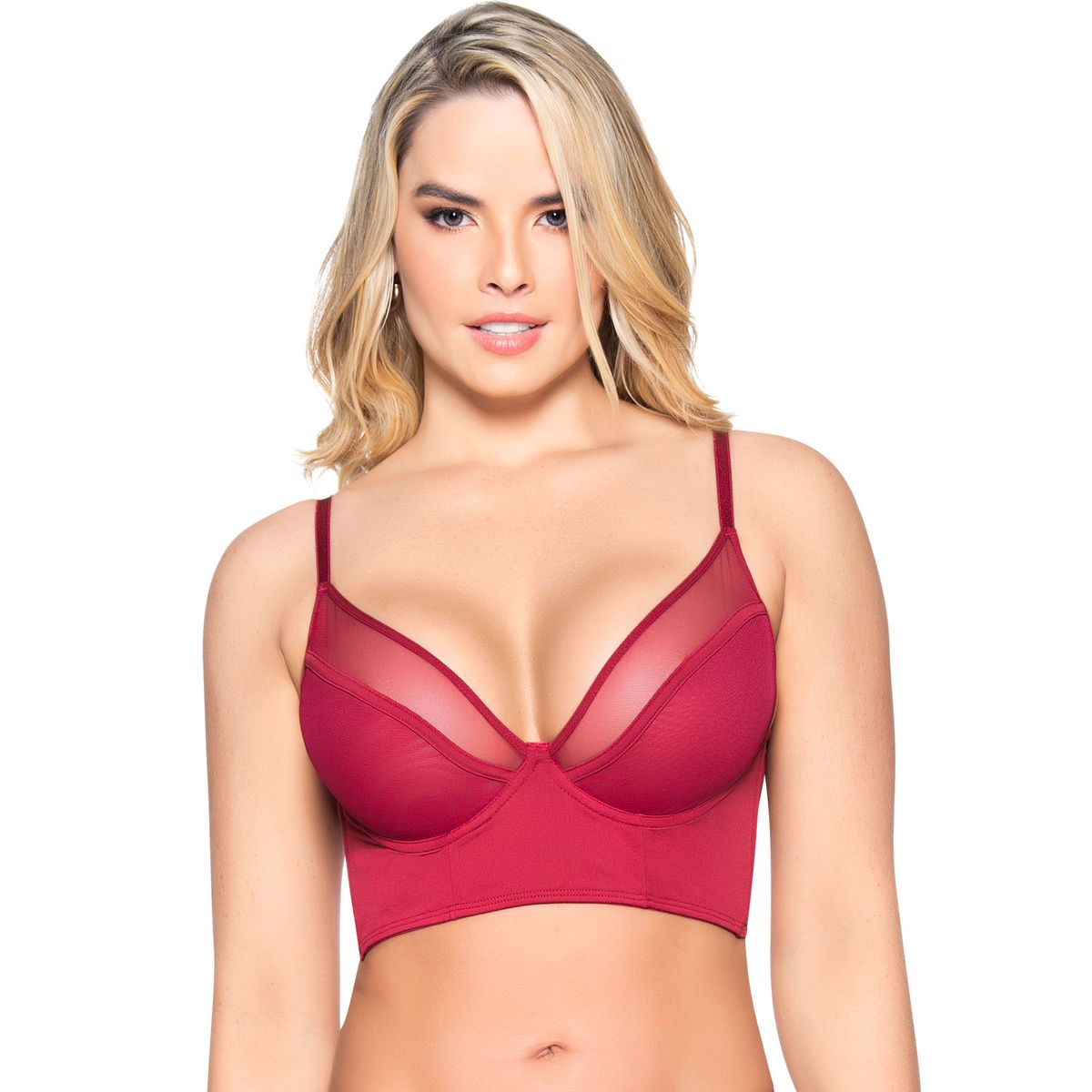 FORMAS INTIMAS - Bustier Mujer Rojo FI 92886