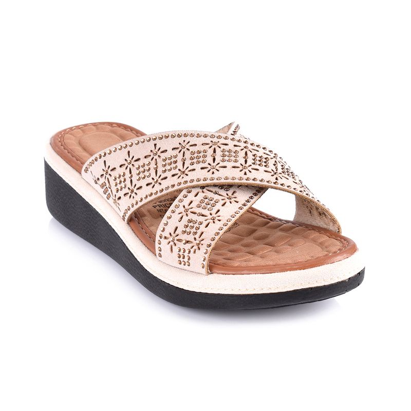 PRICE SHOES - Priceshoes Sandalias Confort Para Mujeres 692P5249BEIGE