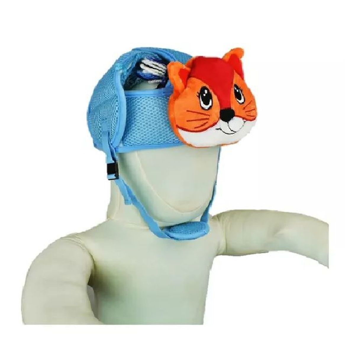 MUNDO BEBE - Casco bebé protección anti contra golpes azul