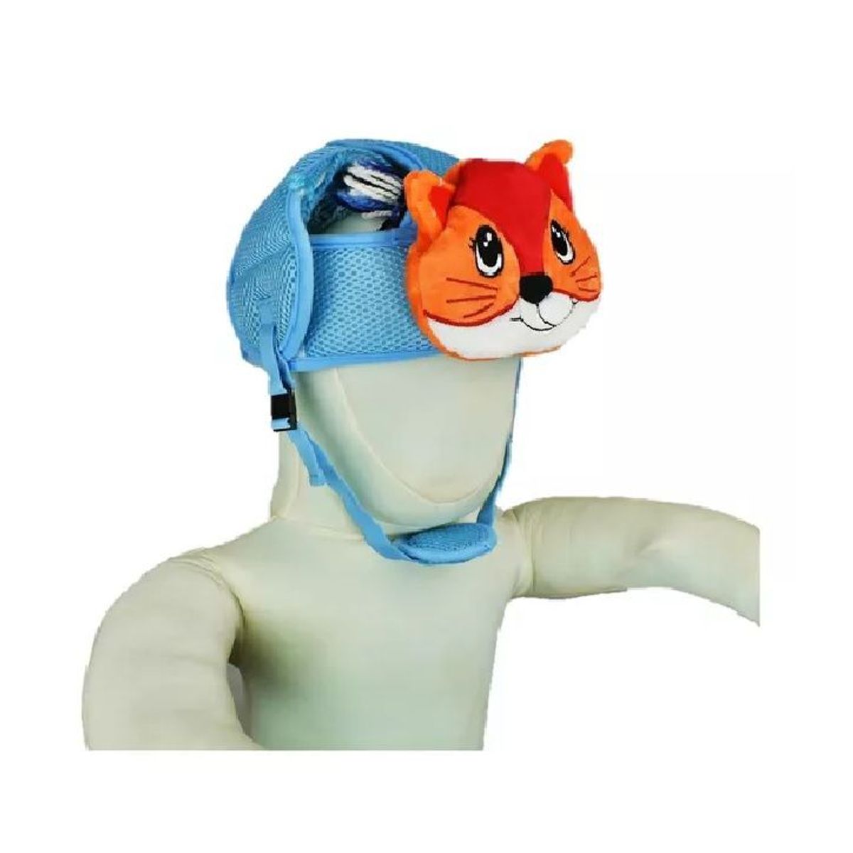 MUNDO BEBE - Casco bebé protección anti contra golpes azul