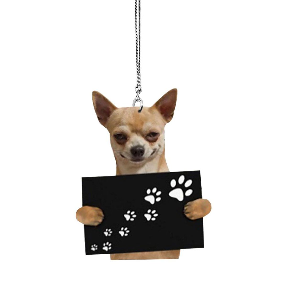 GENERICO - Adorno Colgante De Perro Razas Mascotas Espejo Retrovisor 3d