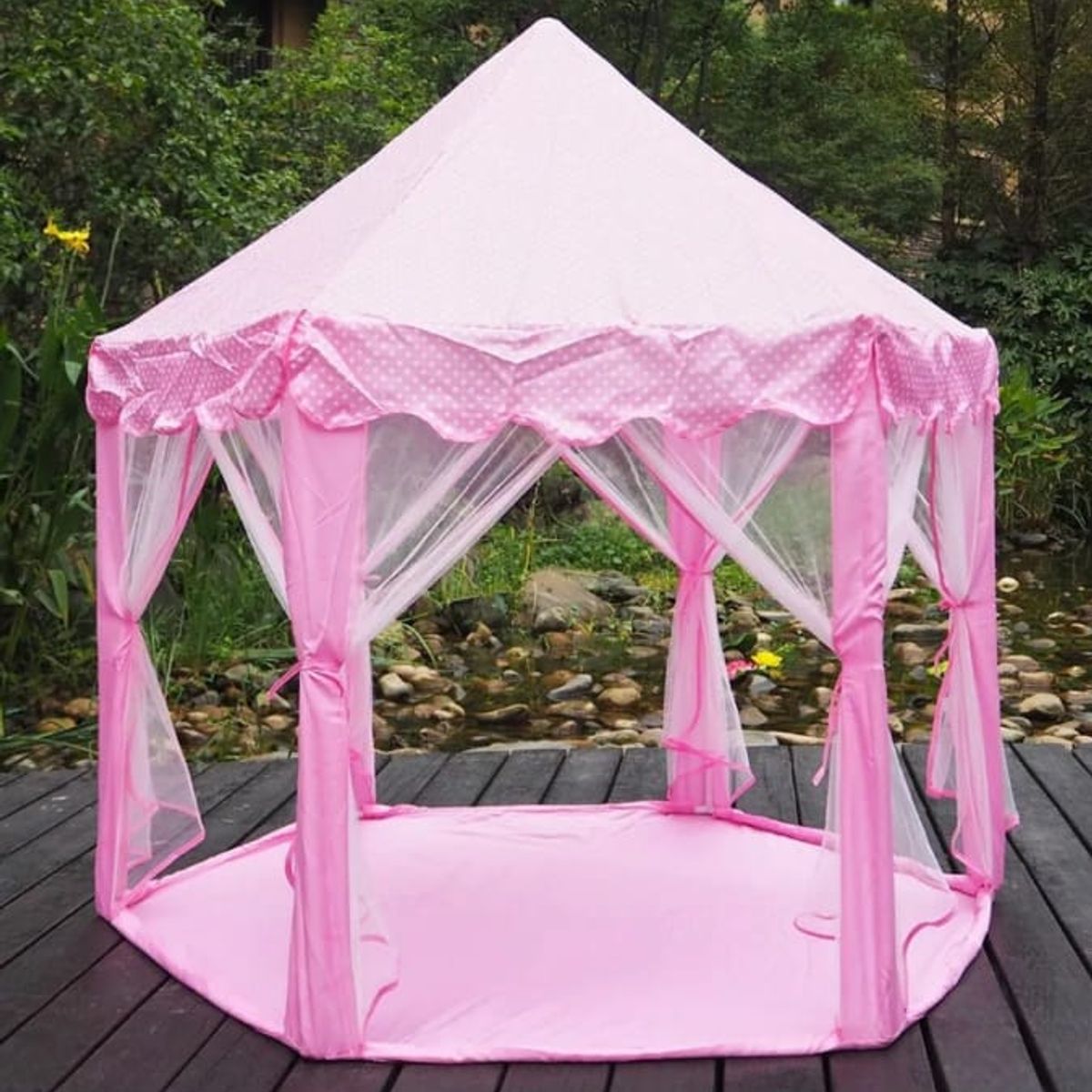 GENERICO - Carpa Castillo Velo Niña Juguete Princesa