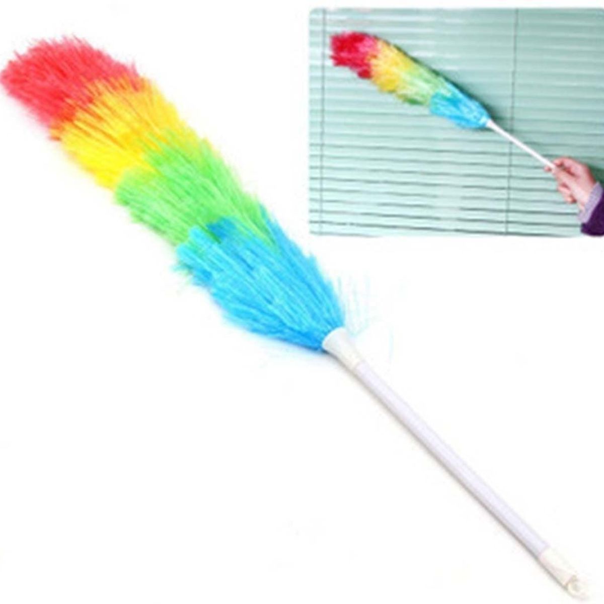 GENERICO - Plumero Antiestatico Arcoiris Magic Limpieza Facil