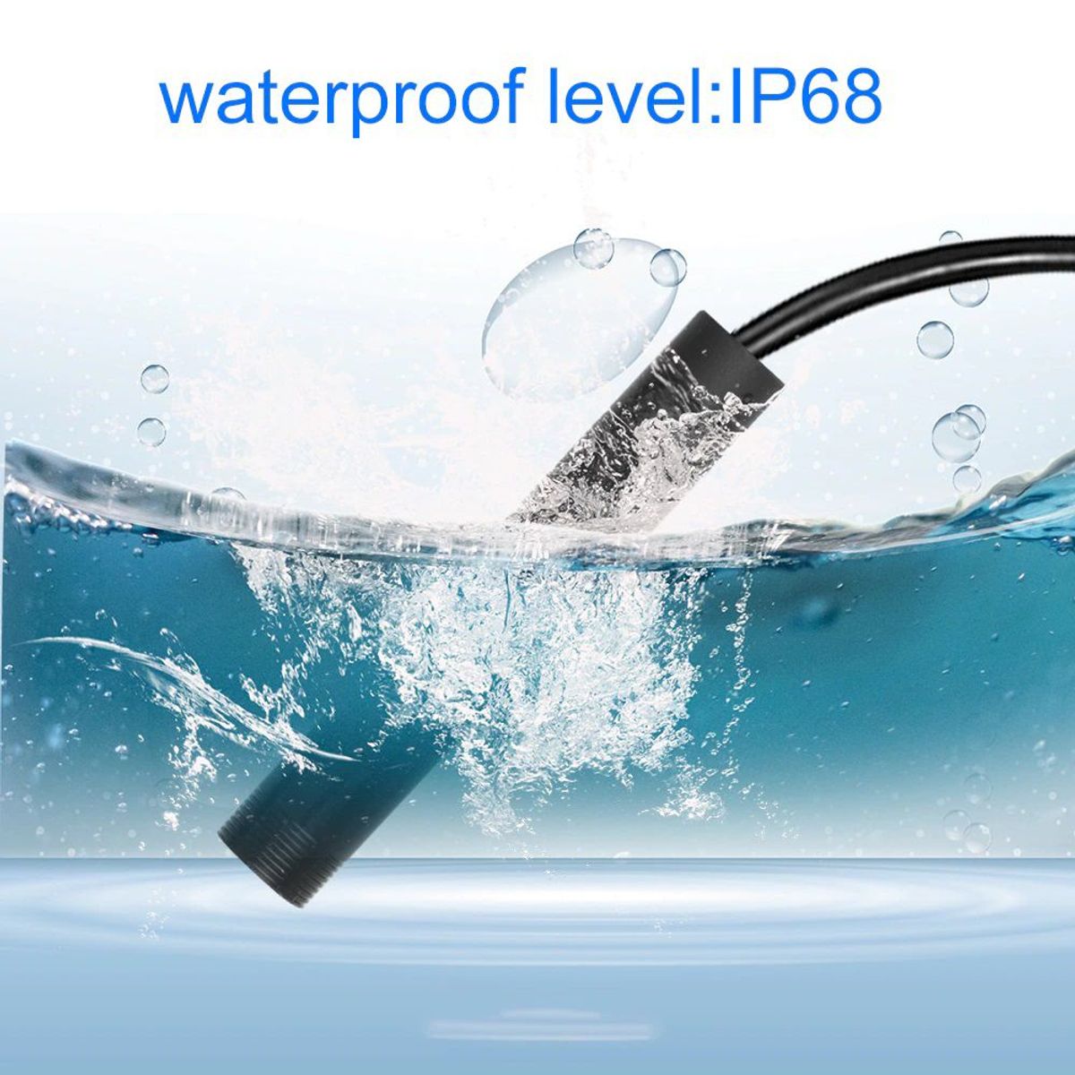 GENERICO - Endoscopio Boroscopio A Prueba De Agua 6 Luces Led Ajustable