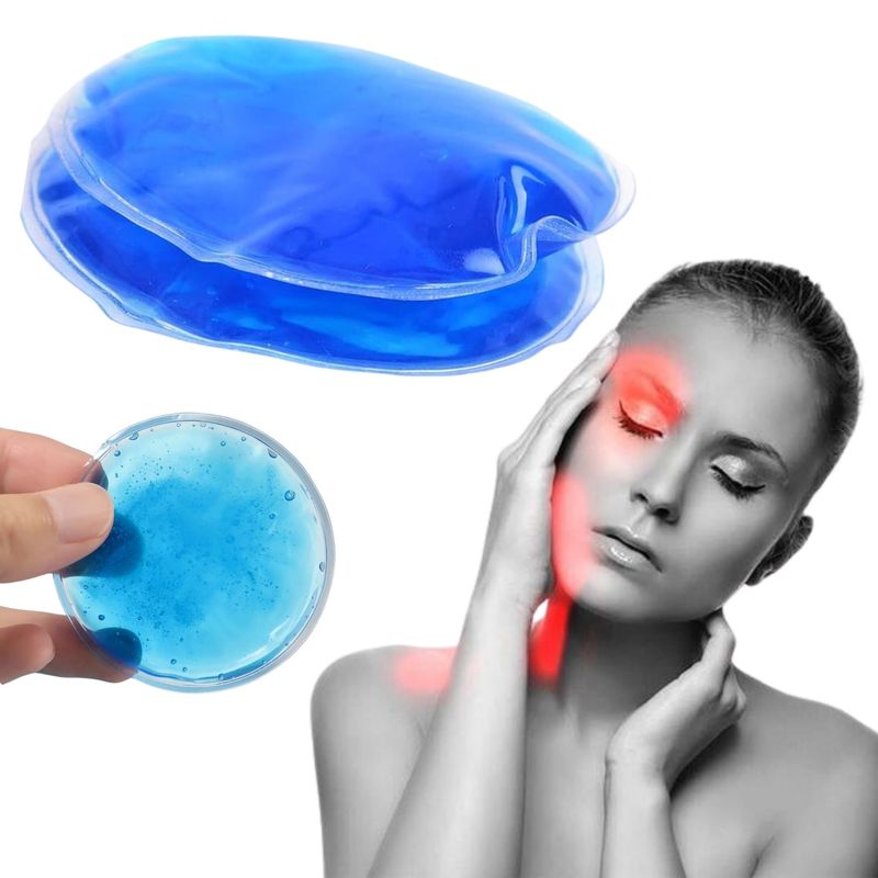GENERICO - Gafas Gel Frio Anti Estres Ojos Parpados Migraña Relajante