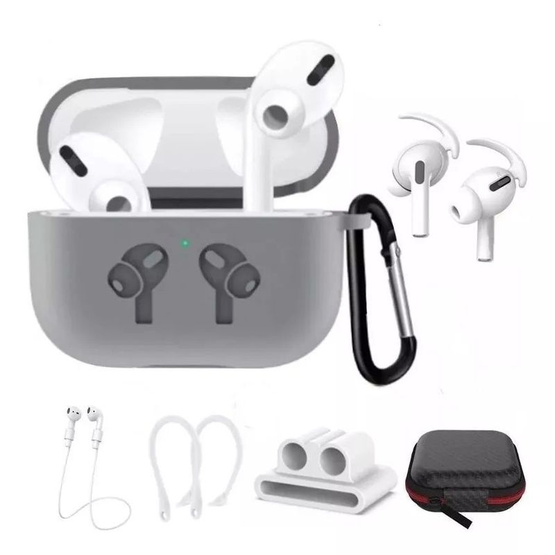 GENERICO - Accesorios 7 En 1 Estuche Forro Funda Para AirP0ds Pro Y 3