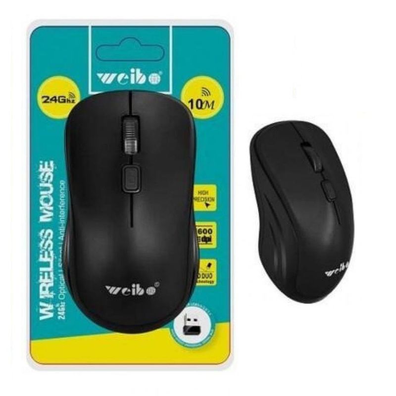 GENERICO - Mouse Weibo Inalambrico Optico 24ghz