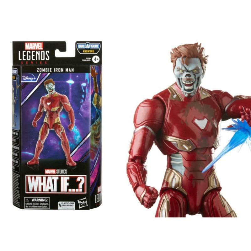 MARVEL - Zombie Iron Man Figura What If Marvel Legends Hasbro 16 Cm