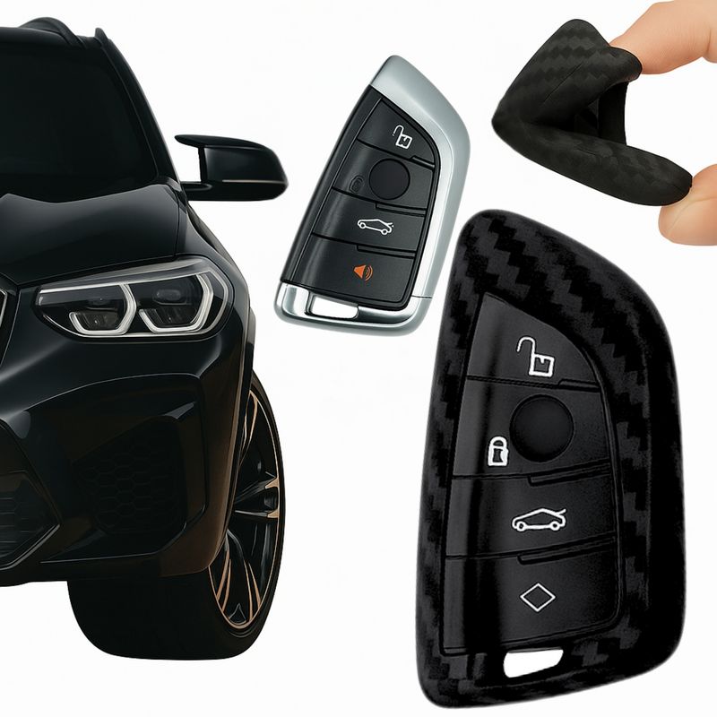 GENERICO - Funda Forro Protector Para Llave Control Bmw X1 X3 X4 X6 F48