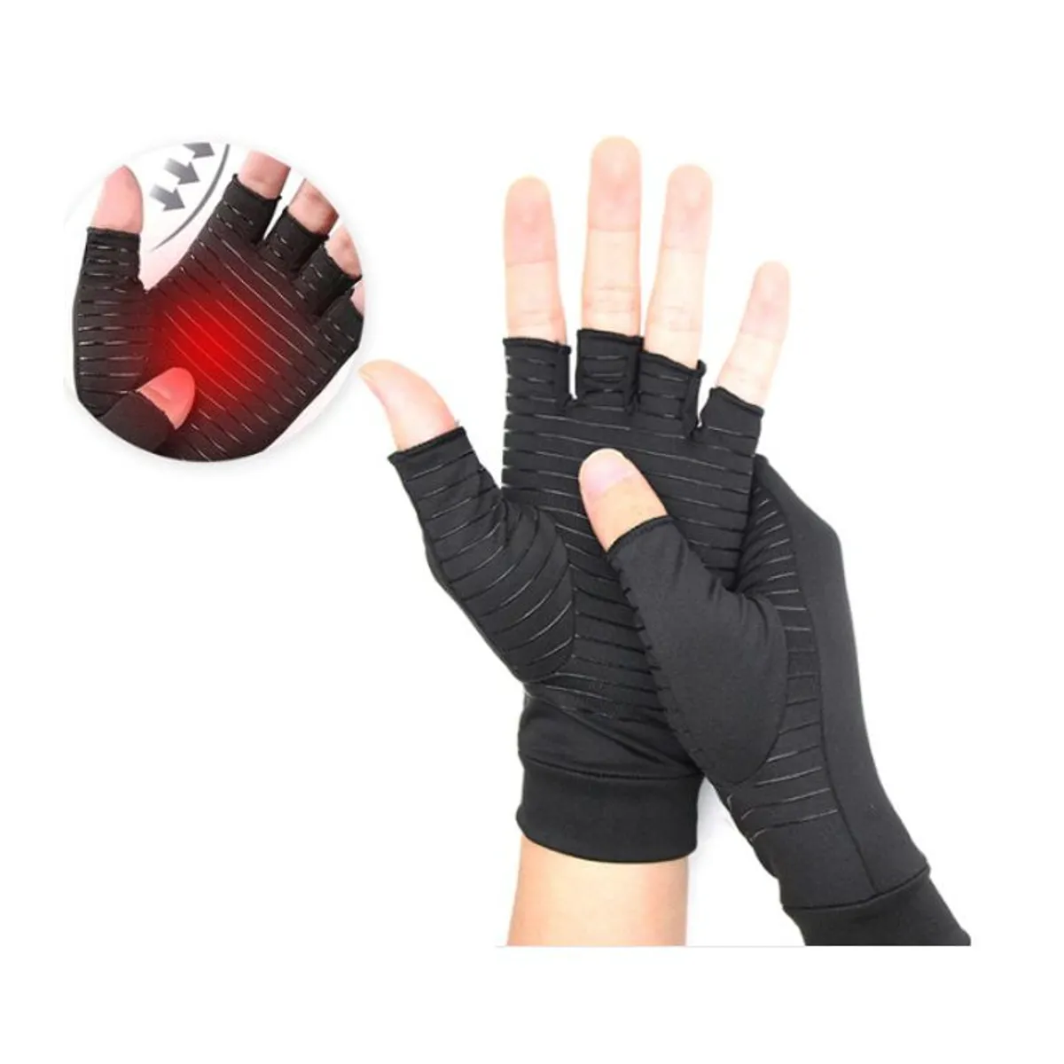 GENERICO - Guantes Compresión Túnel Carpiano Calma Dolor Artritis Pro L